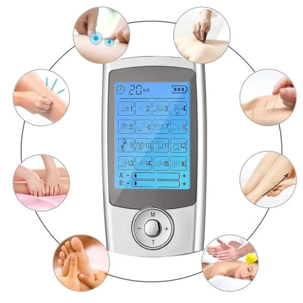 16 Mode Dual Output Digital Electronic Pulse Massager - Image 5