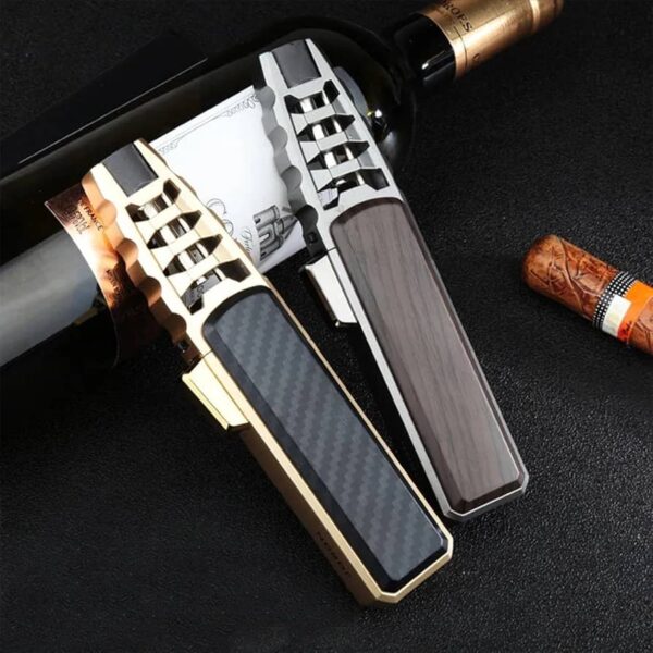 Powerful Metal Jet Flame Lighter, Turbo Torch - Image 3