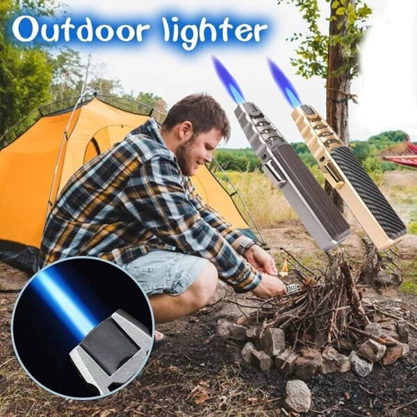 Powerful Metal Jet Flame Lighter, Turbo Torch - Image 4