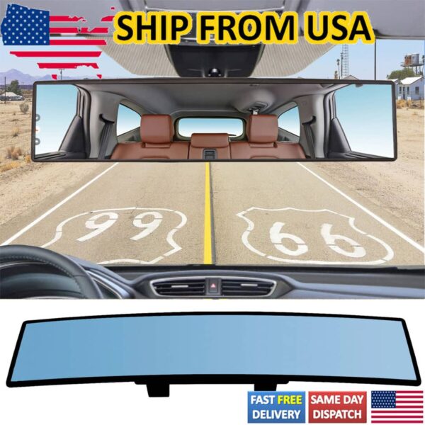 Panoramic Wide Angle Rearview Car Mirror - Image 3