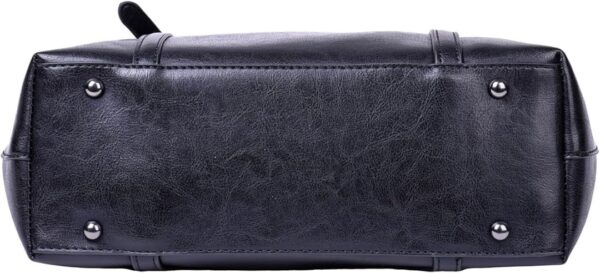 Women Leather Shoulder & Crossbody Tote Handbag - Image 9